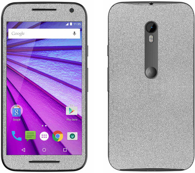 STICK_ME GLITTER MOTO G 3RD GEN Mobile Skin(Silver)