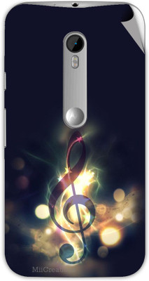 

MiiCreations M-G3-MS-00315 Motorola Moto G (3rd Gen) Mobile Skin(Black)