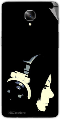 

MiiCreations OP3-MS-00229 One Plus 3 Mobile Skin(Black)
