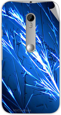 

MiiCreations M-G3-MS-00209 Moto G (3rd Generation) Mobile Skin(Blue)