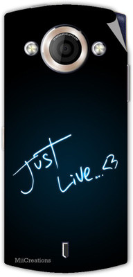 

MiiCreations MMXA255-MS-00146 Micromax Canvas Selfie A255 Mobile Skin(Black)
