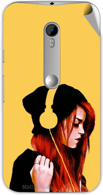 MiiCreations M-G3-MS-00251 Motorola Moto G (3rd Gen) Mobile Skin(Yellow)