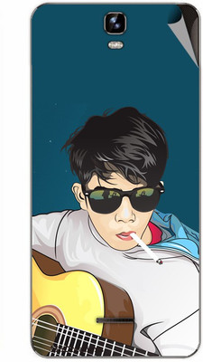 

MiiCreations MMXA190-MS-00162 Micromax Canvas HD Plus A190 Mobile Skin(Blue)