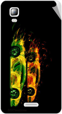 

MiiCreations MMXA102-MS-00222 Micromax Canvas 102 Doodle 3 Mobile Skin(Multicolor)
