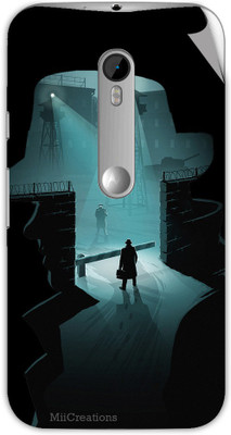 

MiiCreations M-G3-MS-00182 Moto G (3rd Generation) Mobile Skin(Black)