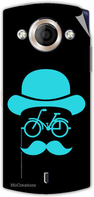 

MiiCreations MMXA255-MS-00167 Micromax Canvas Selfie A255 Mobile Skin(Black)