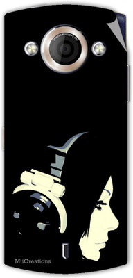 

MiiCreations MMXA255-MS-00229 Micromax Canvas Selfie A255 Mobile Skin(Black)