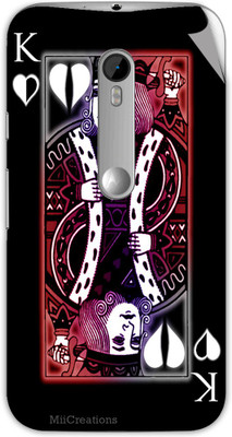 

MiiCreations M-G3-MS-00021 Motorola Moto G 3rd Gen Mobile Skin(Black)