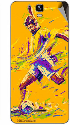 MiiCreations MMXA190-MS-00081 Micromax Canvas HD Plus A190 Mobile Skin(Yellow)