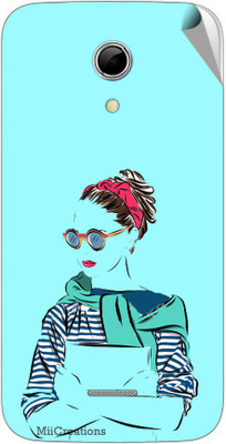 

MiiCreations MMXA114-MS-00208 Micromax Canvas 2.2 A114 Mobile Skin(Blue)
