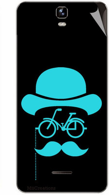 

MiiCreations MMXA190-MS-00167 Micromax Canvas HD Plus A190 Mobile Skin(Black)