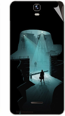 

MiiCreations MMXA190-MS-00182 Micromax Canvas HD Plus A190 Mobile Skin(Black)