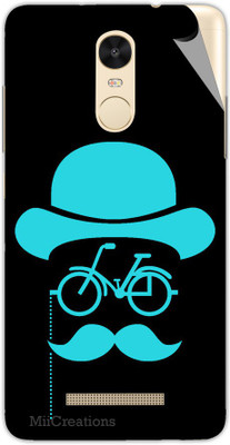 

MiiCreations XM-R-N3-MS-00167 Mi Redmi Note 3 Mobile Skin(Black)