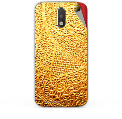 

MiiCreations M-G4-P-MS-00306 Motorola Moto G4 Plus Mobile Skin(Gold)