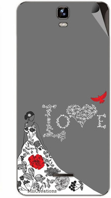 

MiiCreations MMXA190-MS-00110 Micromax Canvas HD Plus A190 Mobile Skin(Grey)