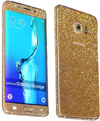 Heartly Sparking Glitter 27 Samsung Galaxy A5 (2016) Mobile Skin(Mobile Gold)