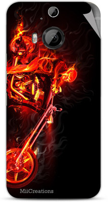 

MiiCreations H-M9-P-MS-00143 HTC One M9 Plus Mobile Skin(Black)