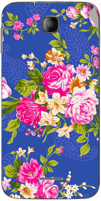 Snooky Intex Aqua i4 Mobile Skin(Blue)