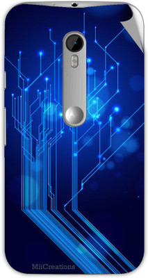 

MiiCreations M-G3-MS-00158 Moto G (3rd Generation) Mobile Skin(Blue)