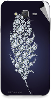 

MiiCreations SMNG-J7-MS-00258 Samsung Galaxy J7 Mobile Skin(Black)