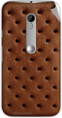 

MiiCreations M-G3-MS-00045 Motorola Moto G 3rd Gen Mobile Skin(Brown)