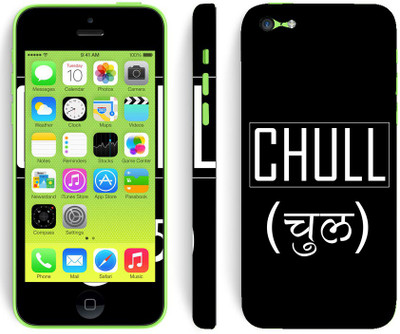 Snooky Apple iPhone 5c Mobile Skin(Black)