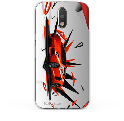 

MiiCreations M-G4-P-MS-00294 Motorola Moto G4 Plus Mobile Skin(Grey)