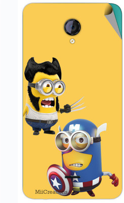 

MiiCreations 00240-MS-MMXA106 Micromax Unite 2 A106 Mobile Skin(Yellow)