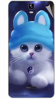 

MiiCreations MMXA190-MS-00196 Micromax Canvas HD Plus A190 Mobile Skin(Blue)