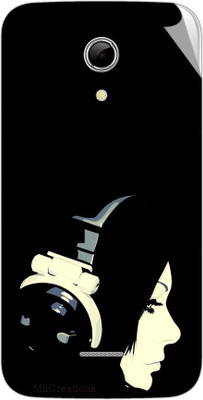 

MiiCreations MMXA114-MS-00229 Micromax Canvas 2.2 A114 Mobile Skin(Black)