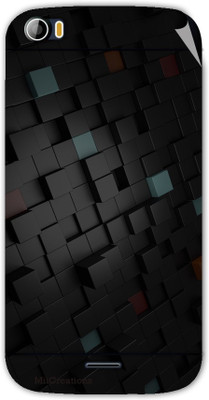 

MiiCreations 00148-MS-MMXA240 Micromax canvas doodle-2-A-240 Mobile Skin(Grey)