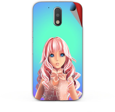 

MiiCreations M-G4-P-MS-00280 Motorola Moto G4 Plus Mobile Skin(Blue)
