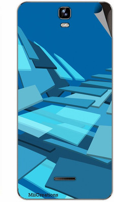 

MiiCreations MMXA190-MS-00151 Micromax Canvas HD Plus A190 Mobile Skin(Blue)