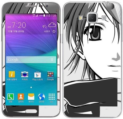 Snooky Samsung Galaxy Grand Max Mobile Skin(Grey)