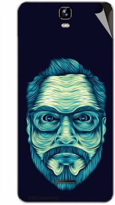

MiiCreations MMXA190-MS-00186 Micromax Canvas HD Plus A190 Mobile Skin(Black)