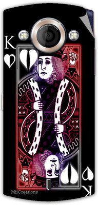 MiiCreations MMXA255-MS-00021 Micromax Canvas Selfie A255 Mobile Skin(Black)