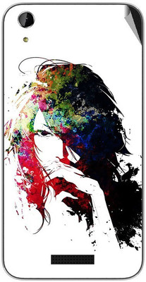 Snooky Lava Iris X1 Atom S Mobile Skin(White)