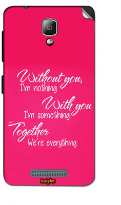 

instyler STICKER-8480 Lenovo A1000 Mobile Skin(Multicolor)