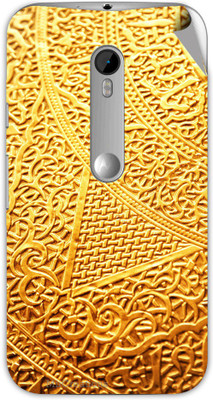 

MiiCreations M-G3-MS-00306 Motorola Moto G (3rd Gen) Mobile Skin(Gold)