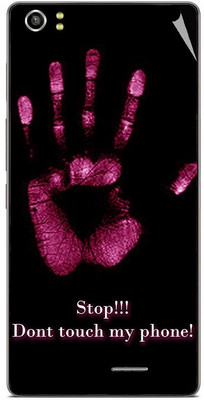 Snooky Lava Iris Icon Mobile Skin(Black)