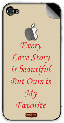 

instyler DIGITAL-77 Apple iPhone 4S Mobile Skin(MULTICOLOR)