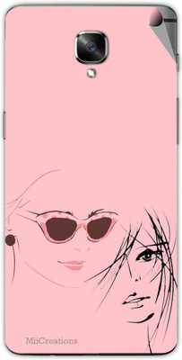 

MiiCreations OP3-MS-00205 One Plus 3 Mobile Skin(Pink)