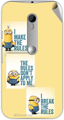 

MiiCreations M-G3-MS-00144 Moto G (3rd Generation) Mobile Skin(Yellow)