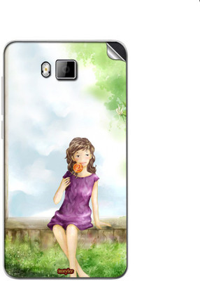 

instyler STICKER-23361 Lava Iris 406q Mobile Skin(Multicolor)