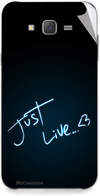 

MiiCreations SMNG-J7-MS-00146 Samsung Galaxy J7 Mobile Skin(Black)