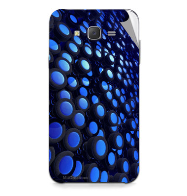 

MiiCreations SMNG-J7-MS-00161 Samsung Galaxy J7 Mobile Skin(Blue)