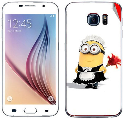 Snooky Samsung Galaxy S6 edge Mobile Skin(White)