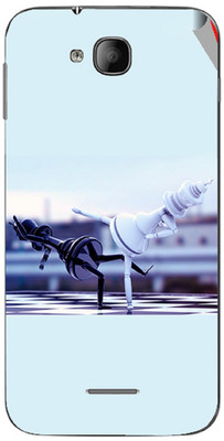 Snooky Intex Aqua i4 Mobile Skin(White)