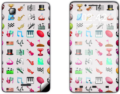 Skintice Skin51564 Micromax Canvas Doodle 3 A102 Mobile Skin Grey available at Flipkart for Rs.299