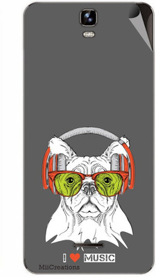 

MiiCreations MMXA190-MS-00109 Micromax Canvas HD Plus A190 Mobile Skin(Grey)